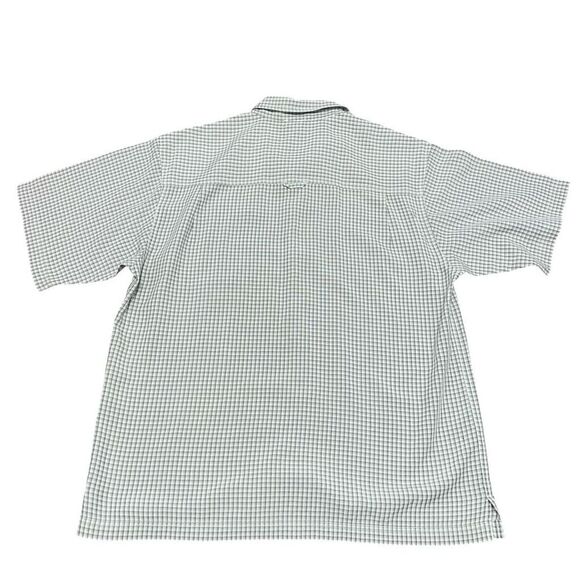 NWOT THE NORTH FACE Men’s Green Grid Button Down Collared Shirt Size L - Picture 2 of 9